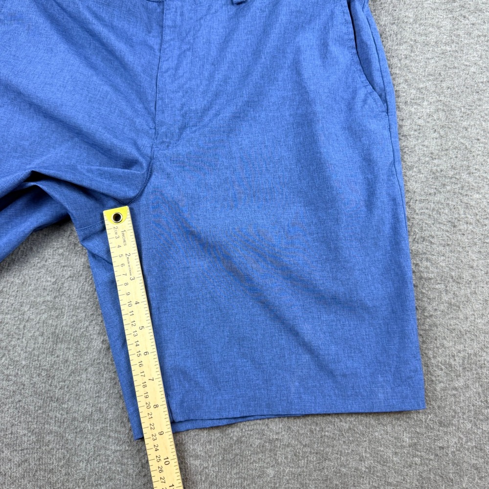 Grand Slam Golf Shorts Men's 36 Blue Performance Stretch Flat Front Casual - Picture 7 of 14